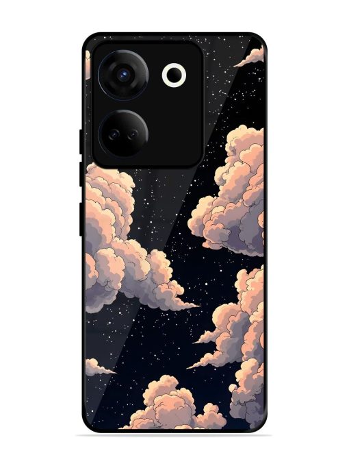 Starry Night Dreams Glossy Soft Edge Case for Tecno Camon 20 Chachhi