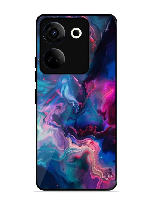 Cosmic Swirl Glossy Soft Edge Case for Tecno Camon 20 Chachhi