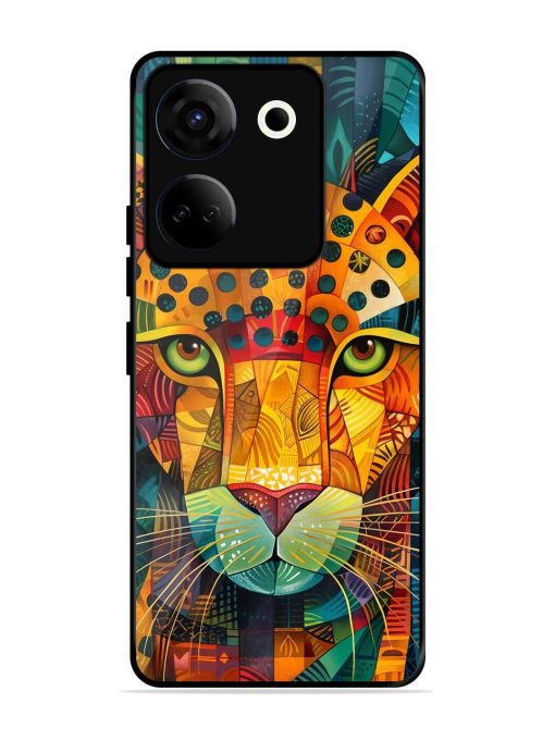 Mosaic Majesty Glossy Soft Edge Case for Tecno Camon 20 Chachhi