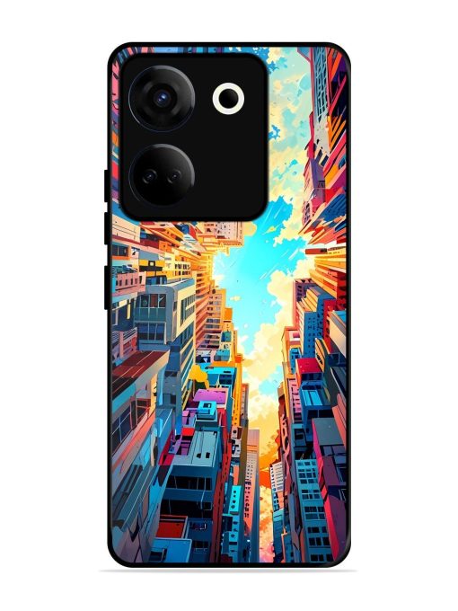 Skyward City Glossy Soft Edge Case for Tecno Camon 20