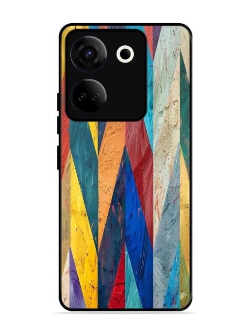 Abstract Tapestry Glossy Soft Edge Case for Tecno Camon 20 Chachhi