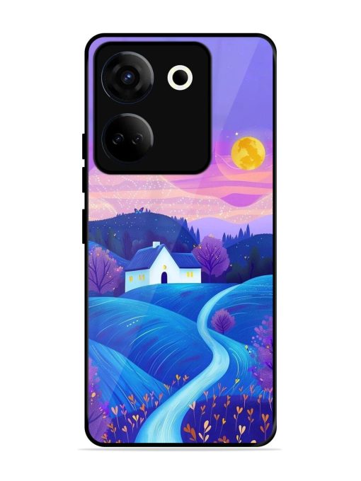 Moonlit Meadow Glossy Soft Edge Case for Tecno Camon 20