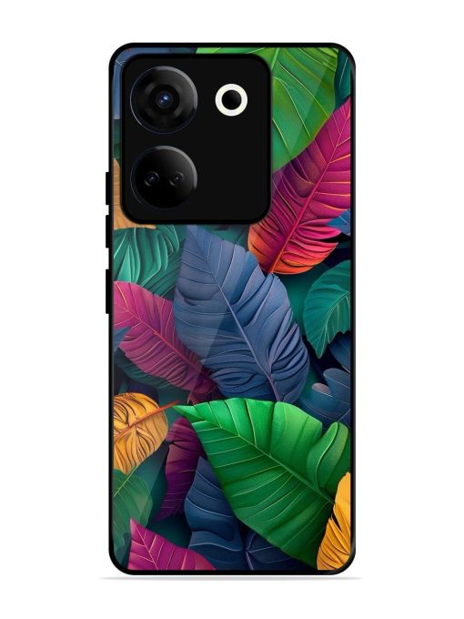 Tropical Tapestry Glossy Soft Edge Case for Tecno Camon 20