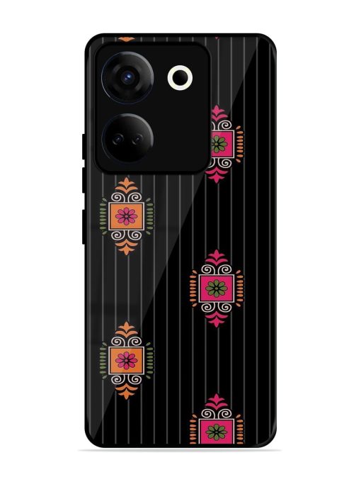 Ornate Elegance Glossy Soft Edge Case for Tecno Camon 20 Chachhi