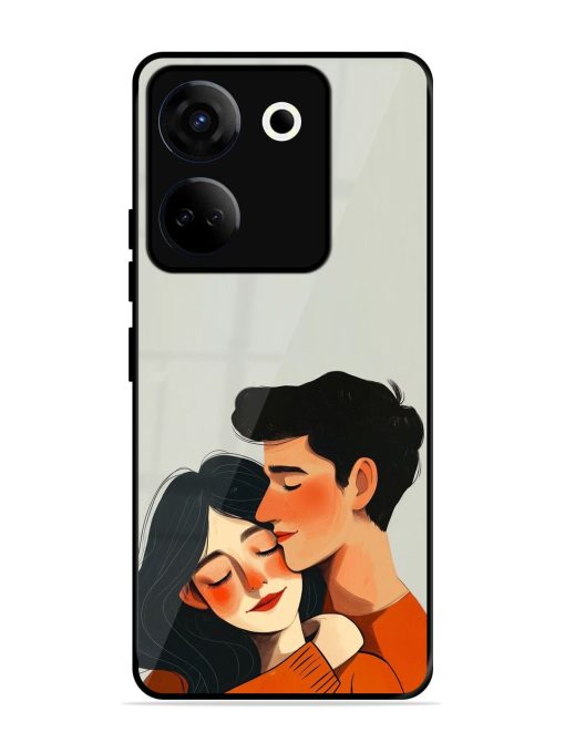 Craft Couples Glossy Soft Edge Case for Tecno Camon 20 Chachhi