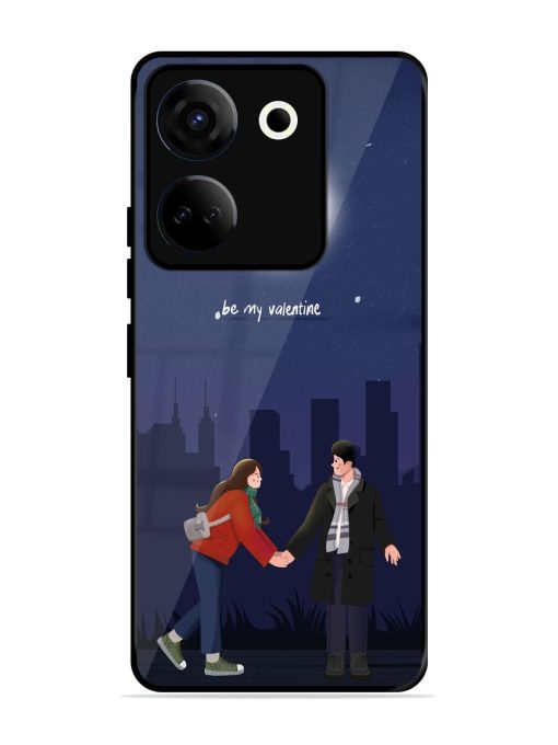 Moonlight Proposal Glossy Soft Edge Case for Tecno Camon 20 Chachhi