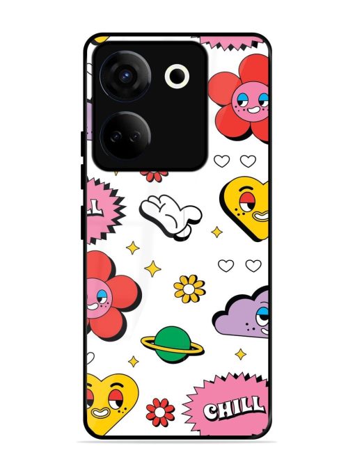 Whimsical Wonderland Glossy Soft Edge Case for Tecno Camon 20