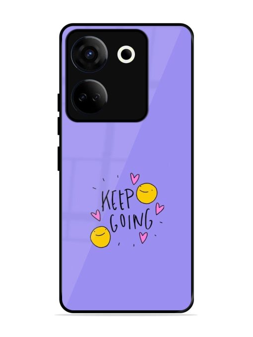 Smiling Through It All Glossy Soft Edge Case for Tecno Camon 20 Chachhi