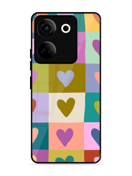 Box Of Hearts Glossy Soft Edge Case for Tecno Camon 20 Chachhi