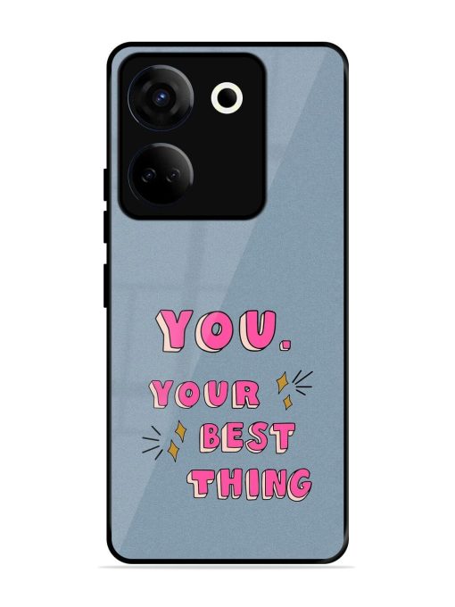 Self-Love Sparkles Glossy Soft Edge Case for Tecno Camon 20 Chachhi