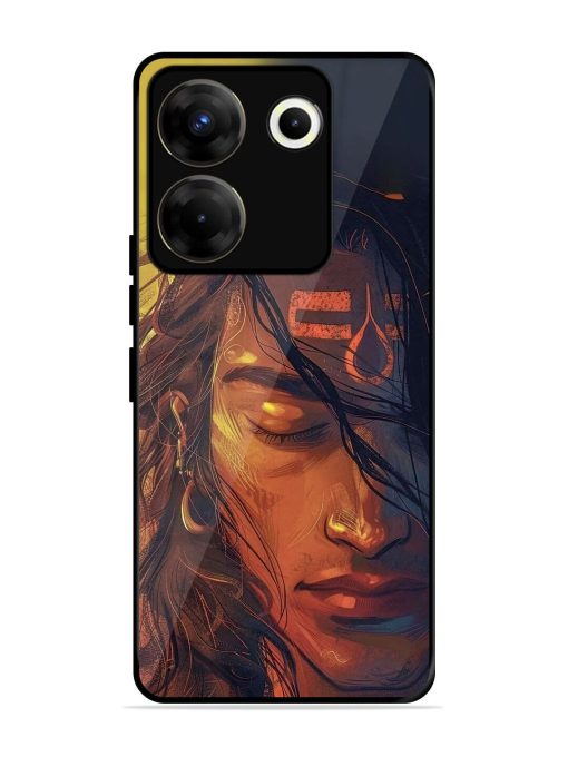 Tranquil Shiva Glossy Soft Edge Case for Tecno Camon 20 Pro (5G) Chachhi