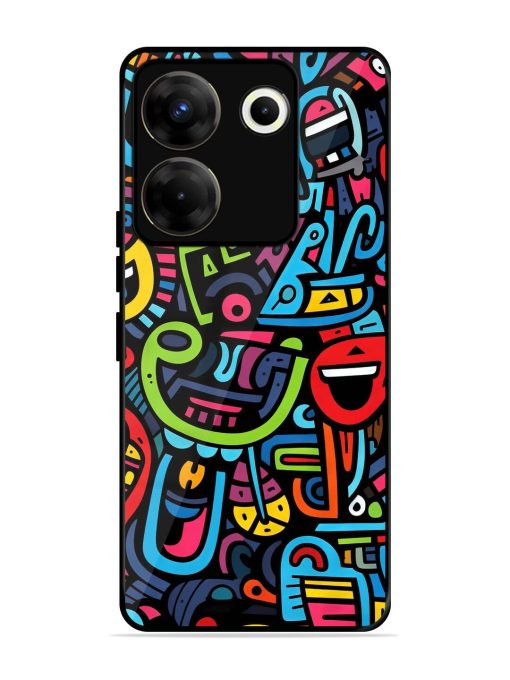 Doodlephoria Glossy Soft Edge Case for Tecno Camon 20 Pro (5G) Chachhi