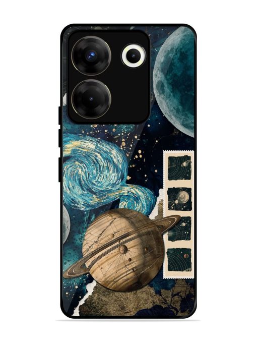 Celestial Tapestry Glossy Soft Edge Case for Tecno Camon 20 Pro (5G) Chachhi