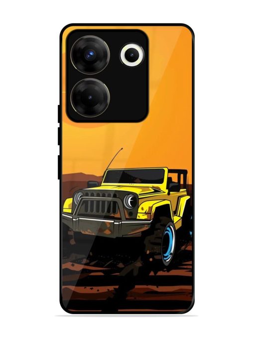 Sunset Cruise Glossy Soft Edge Case for Tecno Camon 20 Pro (5G) Chachhi