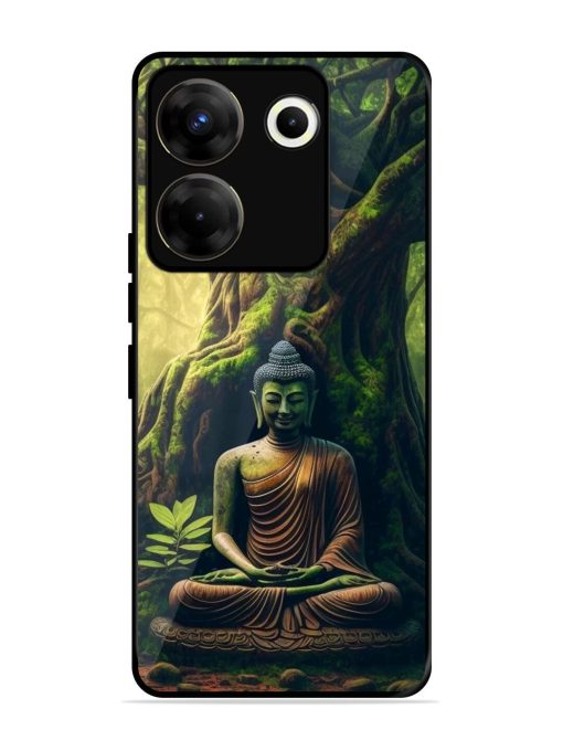 Green Buddha Art Glossy Soft Edge Case for Tecno Camon 20 Pro (5G) Chachhi