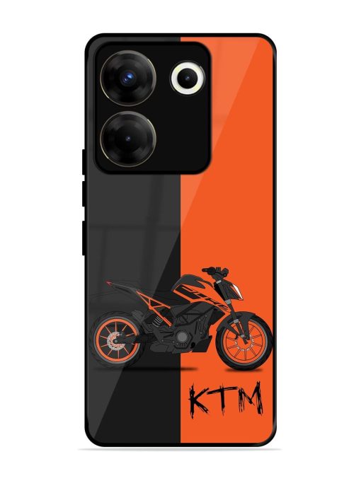 Orange Beast Glossy Soft Edge Case for Tecno Camon 20 Pro (5G) Chachhi