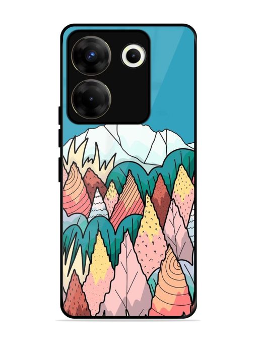 Mountain Dreamscape Glossy Soft Edge Case for Tecno Camon 20 Pro (5G) Chachhi