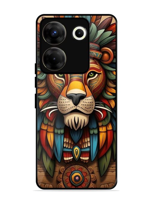 Aztec Majesty Glossy Soft Edge Case for Tecno Camon 20 Pro (5G) Chachhi