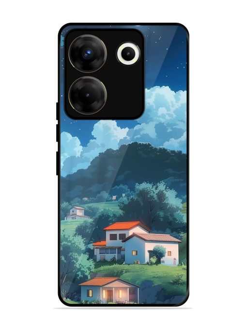 Peaceful Nightscape Glossy Soft Edge Case for Tecno Camon 20 Pro (5G)