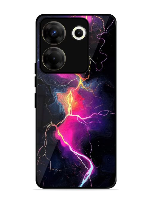 Electric Dreams Glossy Soft Edge Case for Tecno Camon 20 Pro (5G) Chachhi