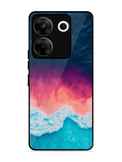 Where The Ocean Meets The Sky Glossy Soft Edge Case for Tecno Camon 20 Pro (5G) Chachhi