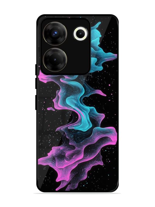 Cosmic Currents Glossy Soft Edge Case for Tecno Camon 20 Pro (5G) Chachhi