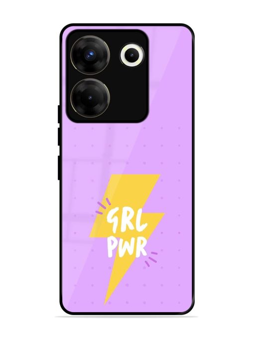 Girl Power Spark Glossy Soft Edge Case for Tecno Camon 20 Pro (5G) Chachhi