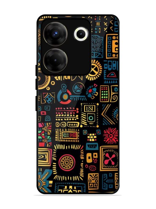 Tribal Tapestry Glossy Soft Edge Case for Tecno Camon 20 Pro (5G) Chachhi