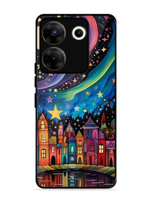 Starlit Village Glossy Soft Edge Case for Tecno Camon 20 Pro (5G) Chachhi