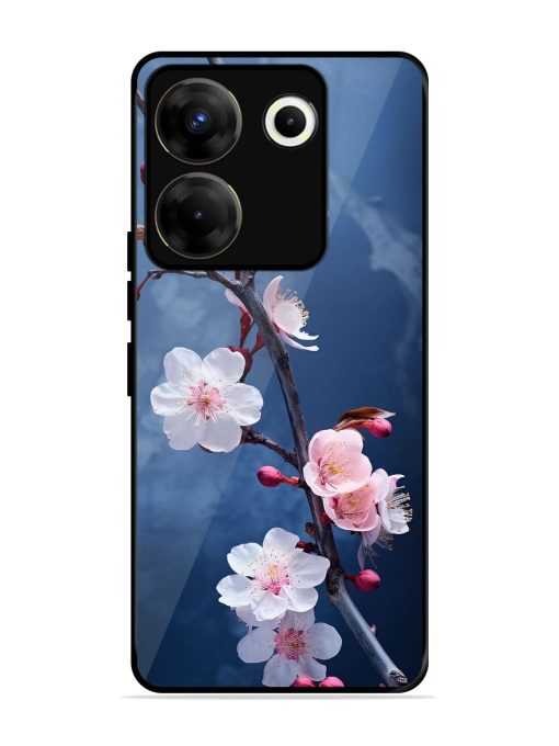 Delicate Blossoms Glossy Soft Edge Case for Tecno Camon 20 Pro (5G) Chachhi