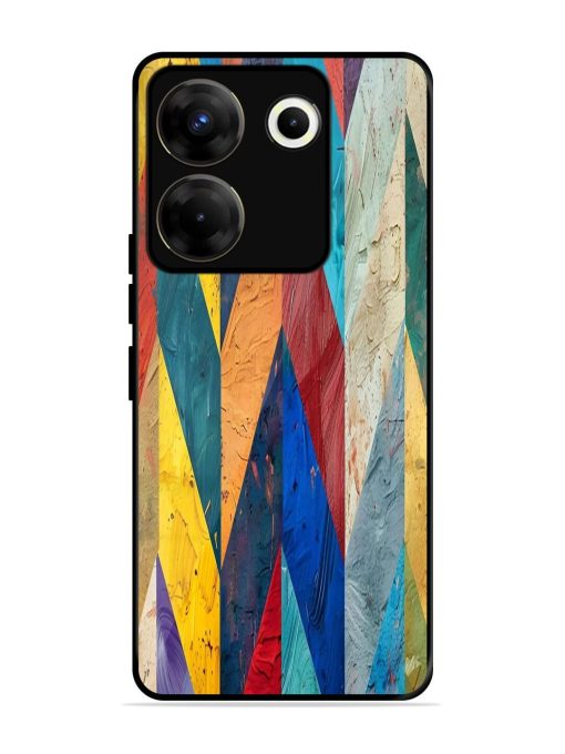 Abstract Tapestry Glossy Soft Edge Case for Tecno Camon 20 Pro (5G) Chachhi