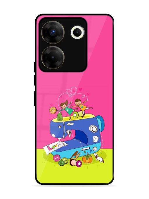 Sew Cute Glossy Soft Edge Case for Tecno Camon 20 Pro (5G) Chachhi