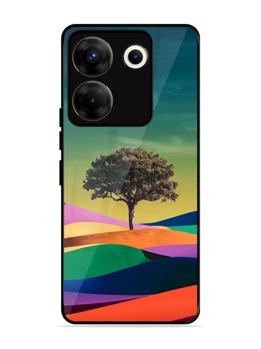 Rainbow'S Lone Sentinel Glossy Soft Edge Case for Tecno Camon 20 Pro (5G) Chachhi