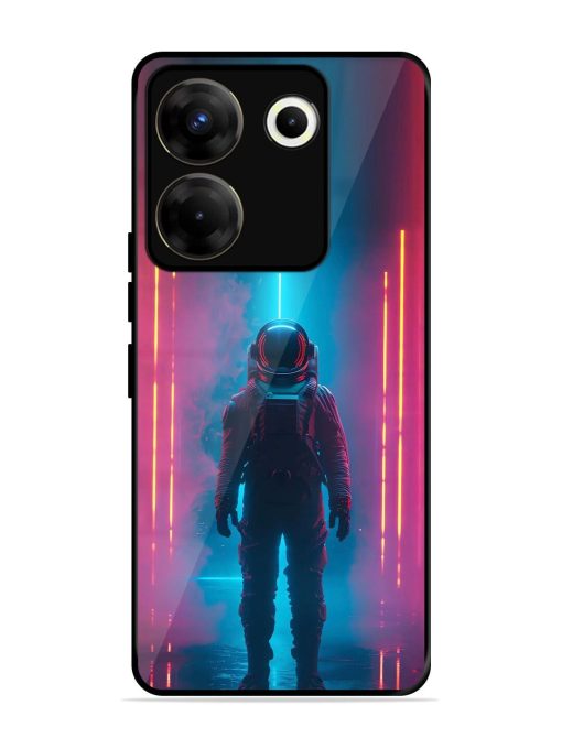 Neon Astronaut Glossy Soft Edge Case for Tecno Camon 20 Pro (5G) Chachhi