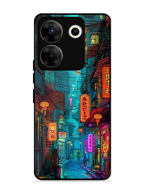 Neon Nightscape Glossy Soft Edge Case for Tecno Camon 20 Pro (5G) Chachhi