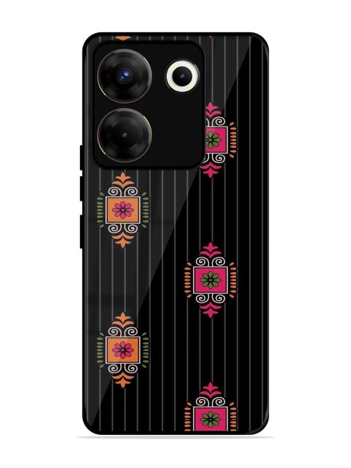 Ornate Elegance Glossy Soft Edge Case for Tecno Camon 20 Pro (5G) Chachhi