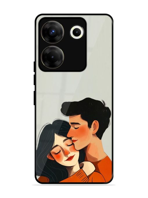 Craft Couples Glossy Soft Edge Case for Tecno Camon 20 Pro (5G)