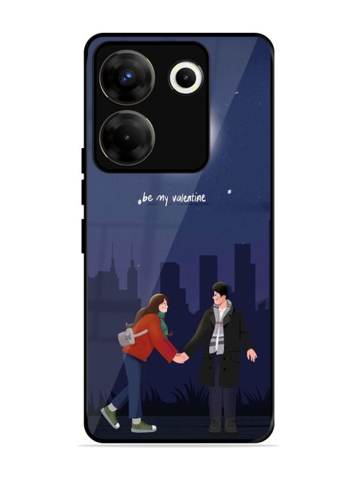 Moonlight Proposal Glossy Soft Edge Case for Tecno Camon 20 Pro (5G) Chachhi