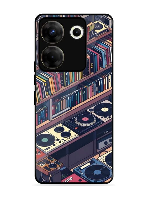 Music Lover'S Haven Glossy Soft Edge Case for Tecno Camon 20 Pro (5G) Chachhi