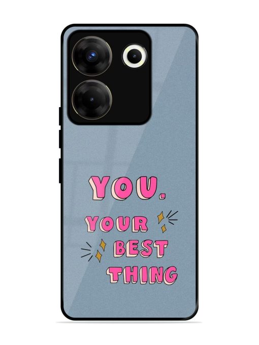 Self-Love Sparkles Glossy Soft Edge Case for Tecno Camon 20 Pro (5G) Chachhi