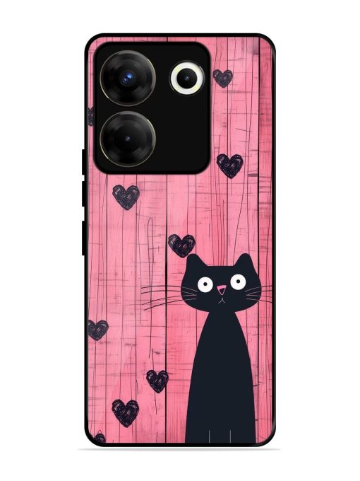 Feline Valentine'S Day Glossy Soft Edge Case for Tecno Camon 20 Pro (5G) Chachhi