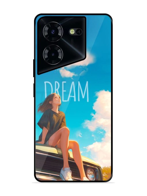 Girly Dream Art Glossy Soft Edge Case for Tecno Pova 5 Pro (5G) Chachhi