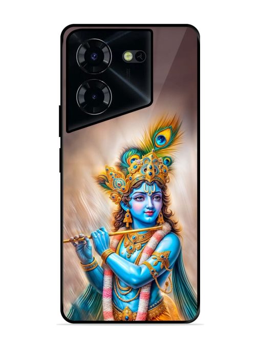 Divine Krishna Glossy Soft Edge Case for Tecno Pova 5 Pro (5G) Chachhi