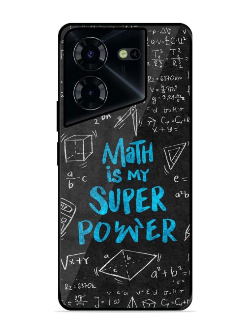 Math Magic Glossy Soft Edge Case for Tecno Pova 5 Pro (5G) Chachhi