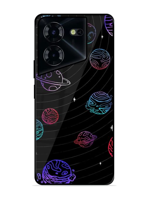 Cosmic Ballet Glossy Soft Edge Case for Tecno Pova 5 Pro (5G) Chachhi