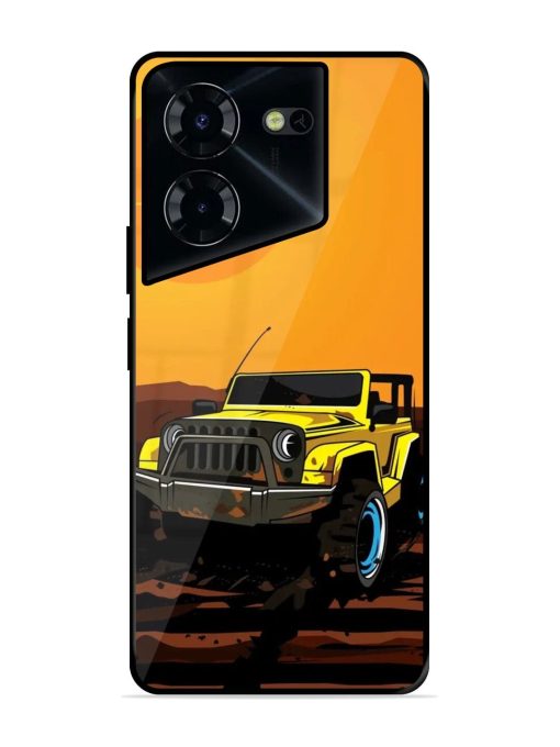 Sunset Cruise Glossy Soft Edge Case for Tecno Pova 5 Pro (5G) Chachhi