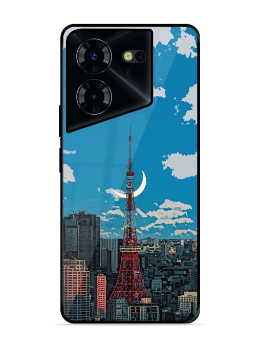 Tokyo Twilight Glossy Soft Edge Case for Tecno Pova 5 Pro (5G) Chachhi