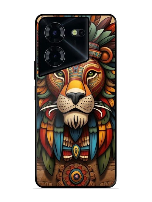 Aztec Majesty Glossy Soft Edge Case for Tecno Pova 5 Pro (5G) Chachhi