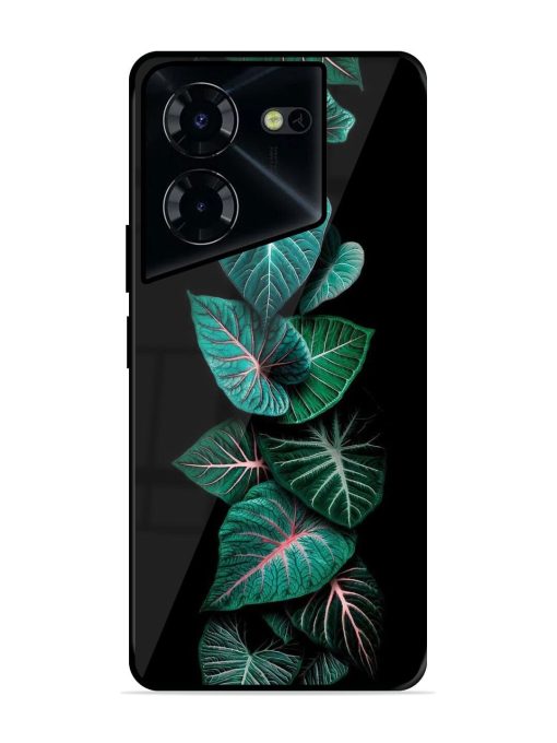 Emerald Elegance Glossy Soft Edge Case for Tecno Pova 5 Pro (5G) Chachhi