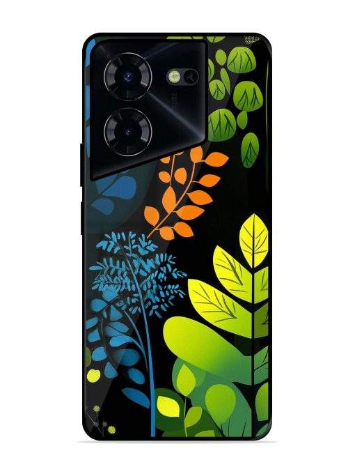 Midnight Garden Glossy Soft Edge Case for Tecno Pova 5 Pro (5G) Chachhi